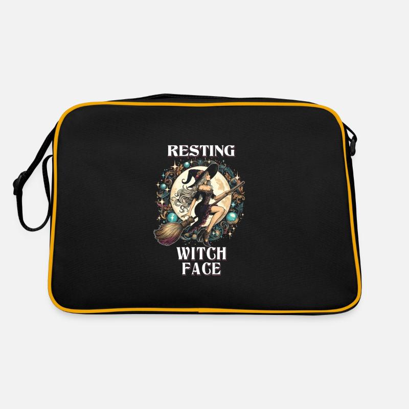 Visage de sorcière au repos Sac Retro