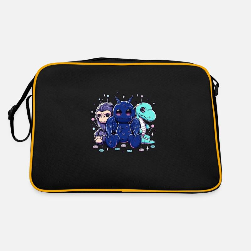 Pastel Goth Cryptids Retro Bag