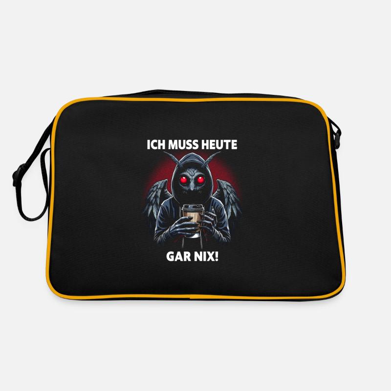 Ich Muss Heute Gar Nix Retro Tasche