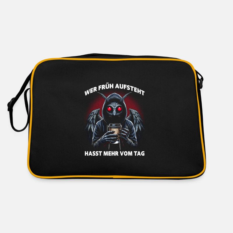Wer Früh Aufsteht Hasst Mehr Vom Tag Retro Tasche