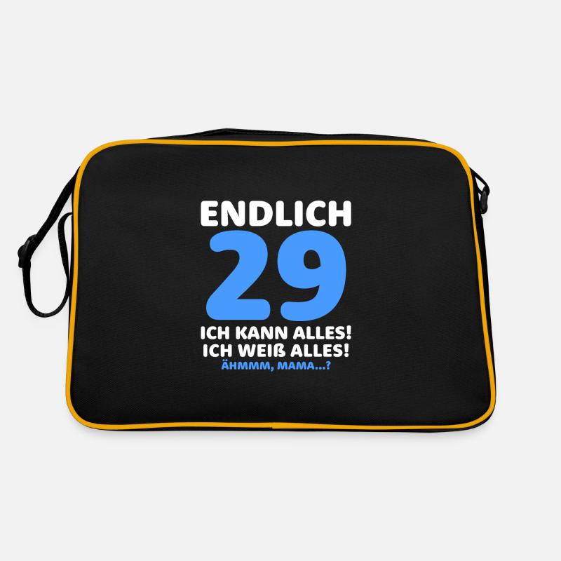 Endlich 29 Ich Kann Alles Ich Weiß Alles Retro Tasche