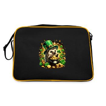 Pot d’or hérisson - Sac Retro - noir/or - Dos