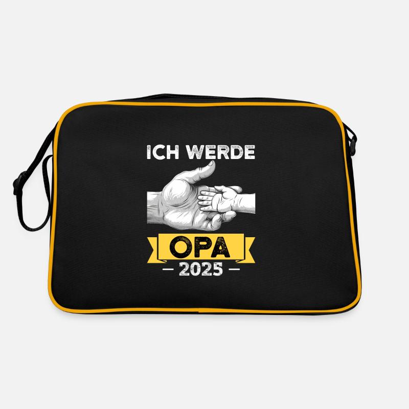 Ich werde Opa 2025 Retro Tasche