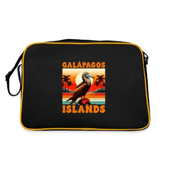 Galapagos Islands - Retro Bag - black/gold - Back