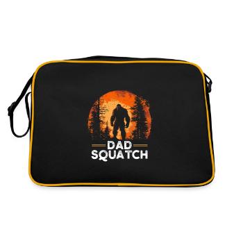 Papa Squatch - Sac Retro - noir/or - Dos