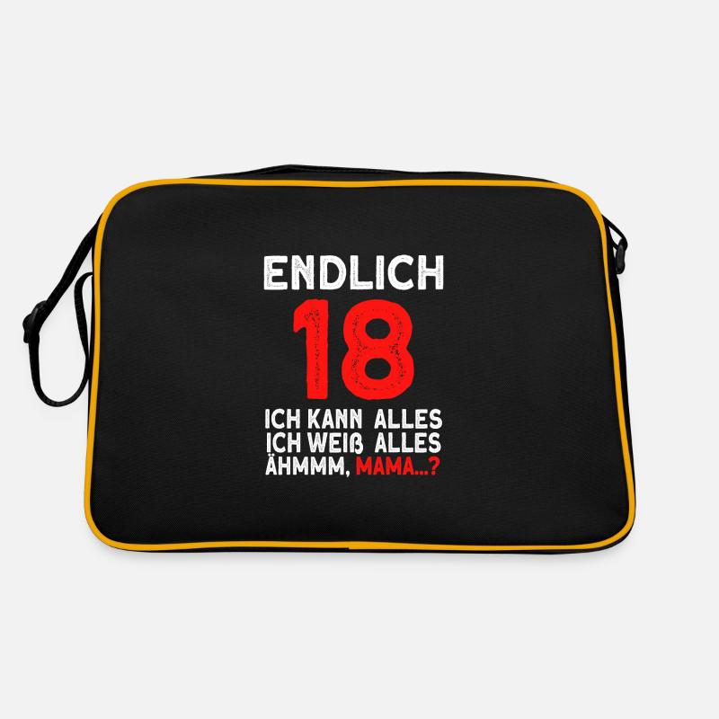 Finally 18 I can do everything, I know everything Retro Bag