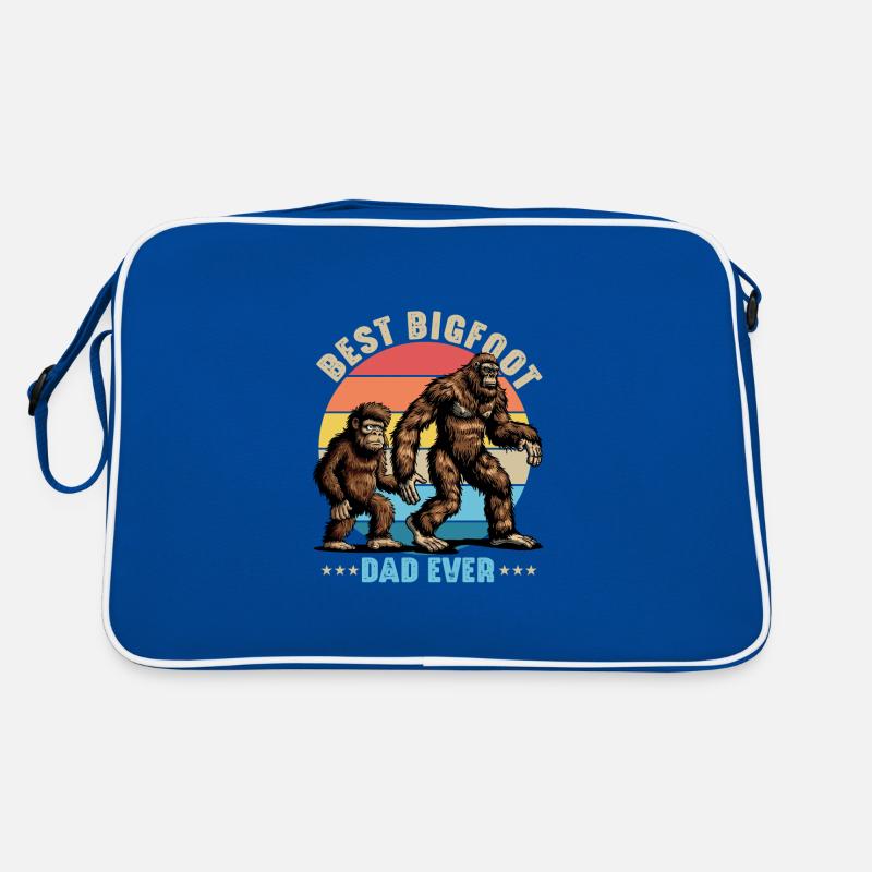 Best Bigfoot Dad Ever Retro Tasche