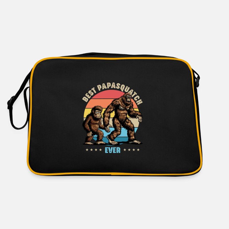 Meilleur Papasquatch de tous les temps Sac Retro