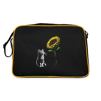 Ciao Bella - Retro Tasche - Schwarz/Gold - Hinten