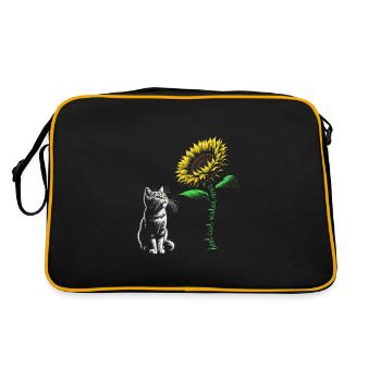 Best Cat Sister Ever - Retro Bag - black/gold - Back