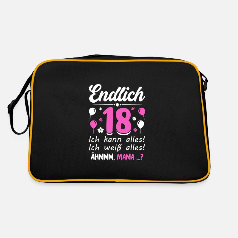 Finally 18 I can do everything, I know everything Retro Bag