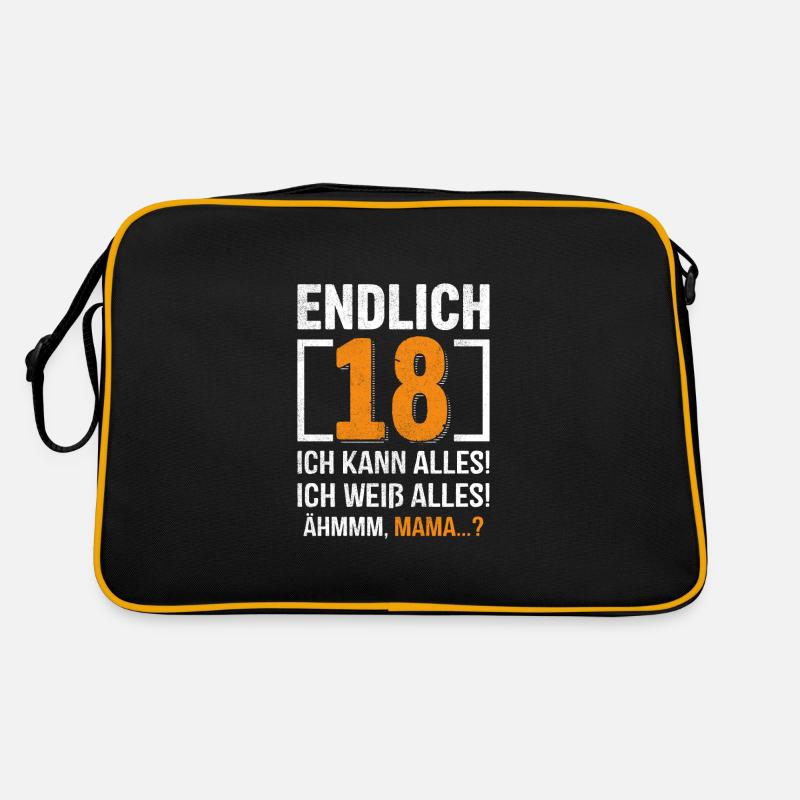 Finally 18 I can do everything, I know everything Retro Bag