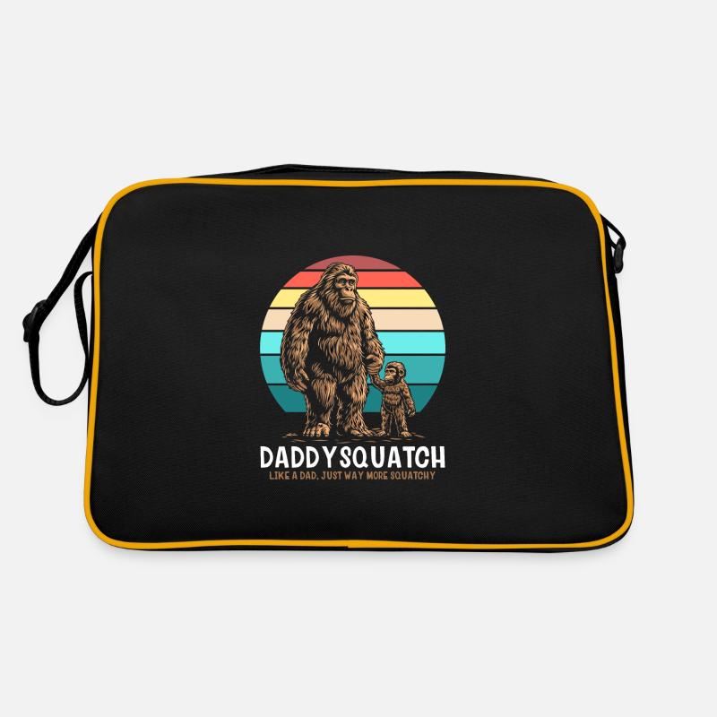Papa squatch comme un père ordinaire Sac Retro
