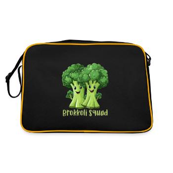 Escouade Brocoli - Sac Retro - noir/or - Dos