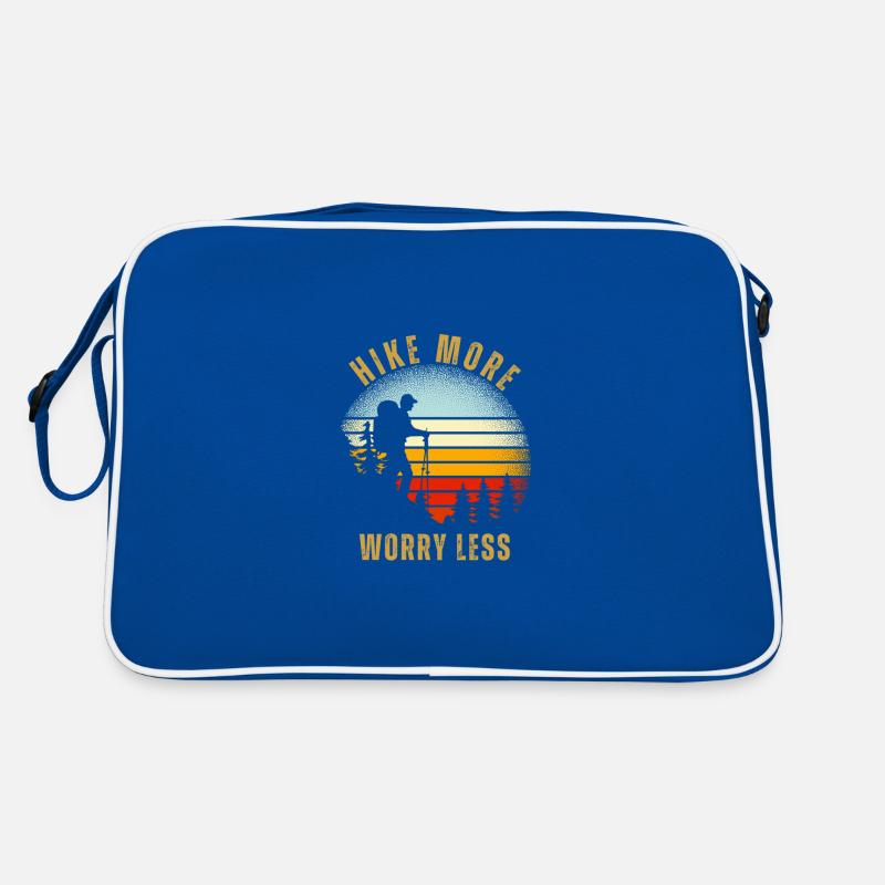 Hike more Worry Less Retro Bag