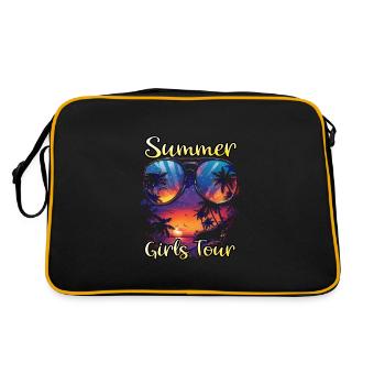 Tournée des filles d’été - Sac Retro - noir/or - Dos