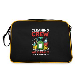 Cleaning Crew - Retro Bag - black/gold - Back