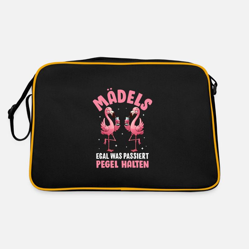 Mädels Egal Was Passiert Pegel Halten Retro Tasche