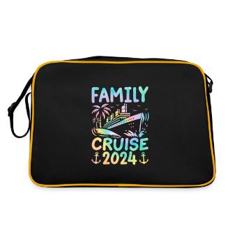 Family Cruise 2024 - Retro Bag - black/gold - Back