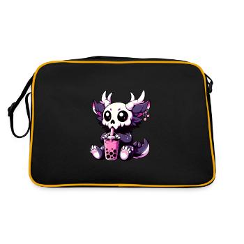 Drummer Wendigo Drum Player - Retro Tasche - Schwarz/Gold - Hinten