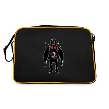 Thé à bulles Mothman - Sac Retro - noir/or - Dos