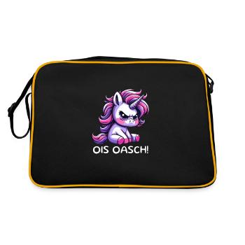 Ois Oasch - Retro Bag - black/gold - Back