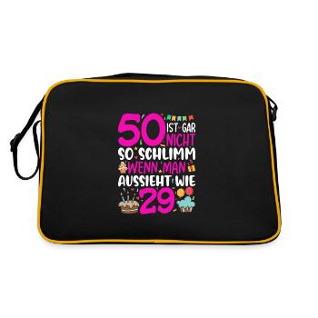 50 n’est pas si mal si vous ressemblez - Sac Retro - noir/or - Dos
