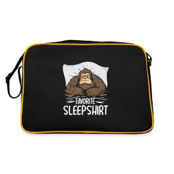 Bigfoot Chemise de nuit préférée - Sac Retro - noir/or - Dos