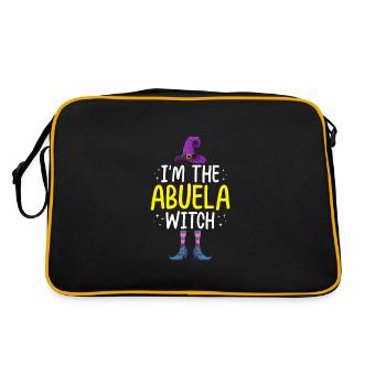 Je suis la sorcière Abuela - Sac Retro - noir/or - Dos