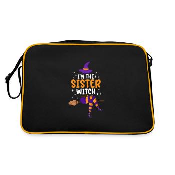 Je suis la sorcière - Sac Retro - noir/or - Dos