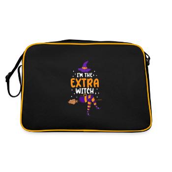 Je suis la sorcière supplémentaire - Sac Retro - noir/or - Dos