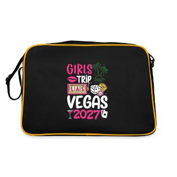 Voyage entre filles à Vegas 2027 - Sac Retro - noir/or - Dos