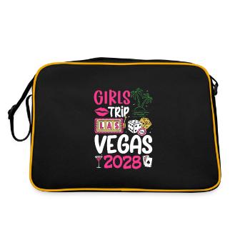 Voyage entre filles à Vegas 2028 - Sac Retro - noir/or - Dos