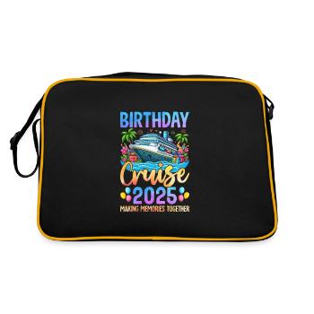 Croisière d’anniversaire 2025 : créer des souvenirs ensemble - Sac Retro - noir/or - Dos