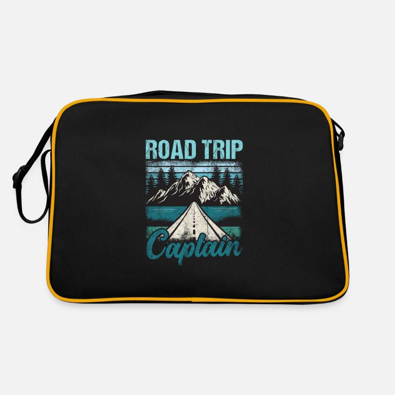 Capitaine de road trip - Sac Retro - noir/or
