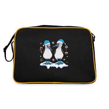 Noël des fous à pieds bleus - Sac Retro - noir/or - Dos