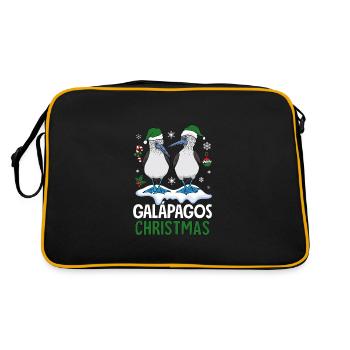 Noël aux Galapagos - Sac Retro - noir/or - Dos