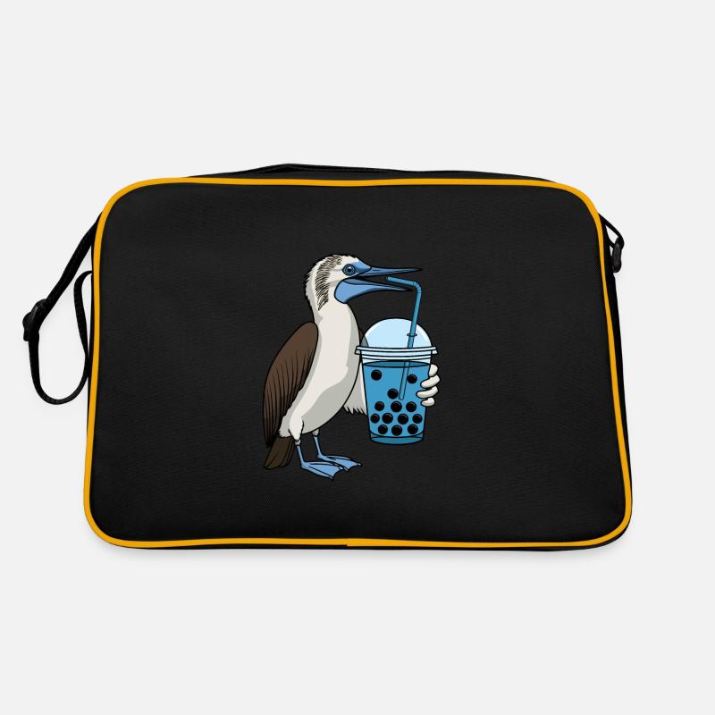 Blue-footed boobies Bubble Tea Retro Bag