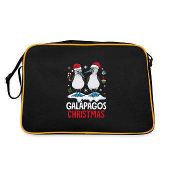 Galapagos Christmas - Retro Bag - black/gold - Back