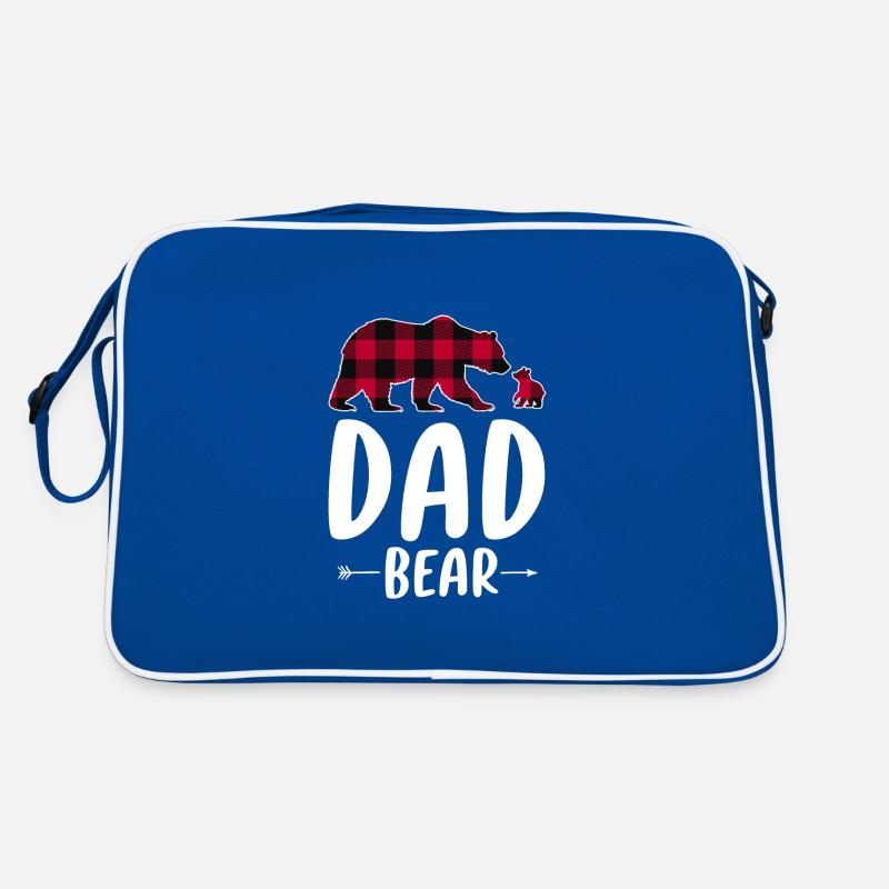 Dad Bear Retro Tasche