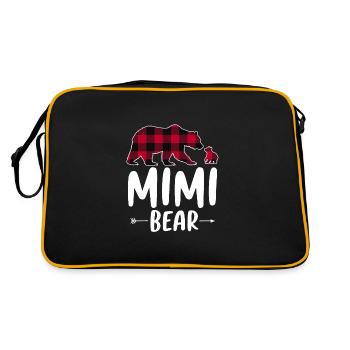Mimi Bear - Retro Bag - black/gold - Back