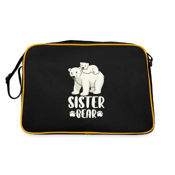 Soeur Ours - Sac Retro - noir/or - Dos