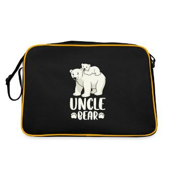 Oncle Ours - Sac Retro - noir/or - Dos
