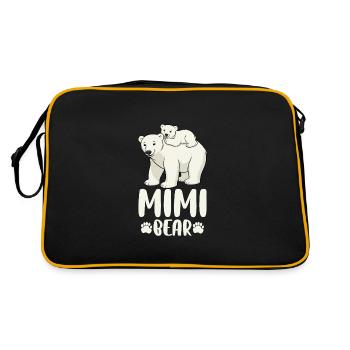 Mimi Bear - Retro Bag - black/gold - Back