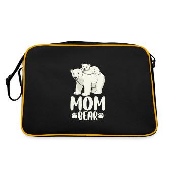 Maman Ours - Sac Retro - noir/or - Dos