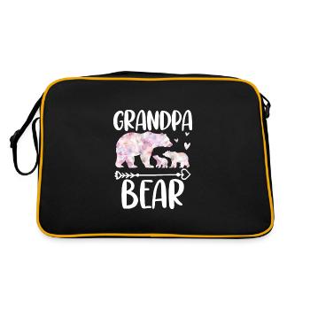 Grand-père Ours - Sac Retro - noir/or - Dos