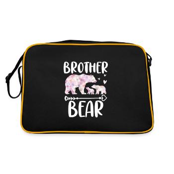 Frère Ours - Sac Retro - noir/or - Dos