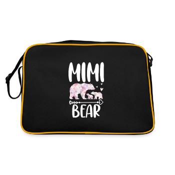 Mimi Bear - Retro Bag - black/gold - Back
