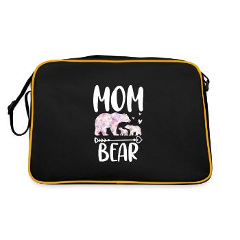 Maman Ours - Sac Retro - noir/or - Dos