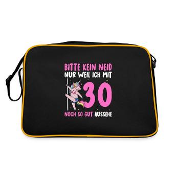 Please No Envy 30 Birthday - Retro Bag - black/gold - Back